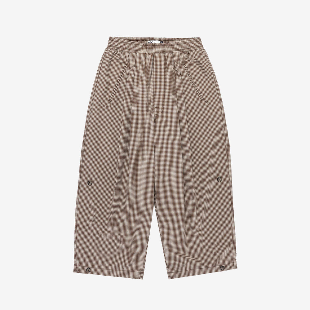 Plaid Japanese Triptych Track Pant