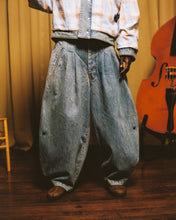 Load image into Gallery viewer, Washed Indigo Triptych Japanese Denim
