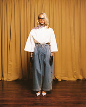 Load image into Gallery viewer, Washed Indigo Triptych Japanese Denim
