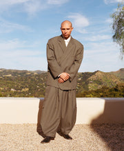 Load image into Gallery viewer, Pinstripe Japanese Wool Triptych Trouser
