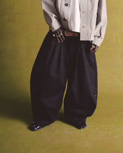Load image into Gallery viewer, Pin Dot Black Triptych Japanese Denim
