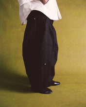 Load image into Gallery viewer, Pin Dot Black Triptych Japanese Denim

