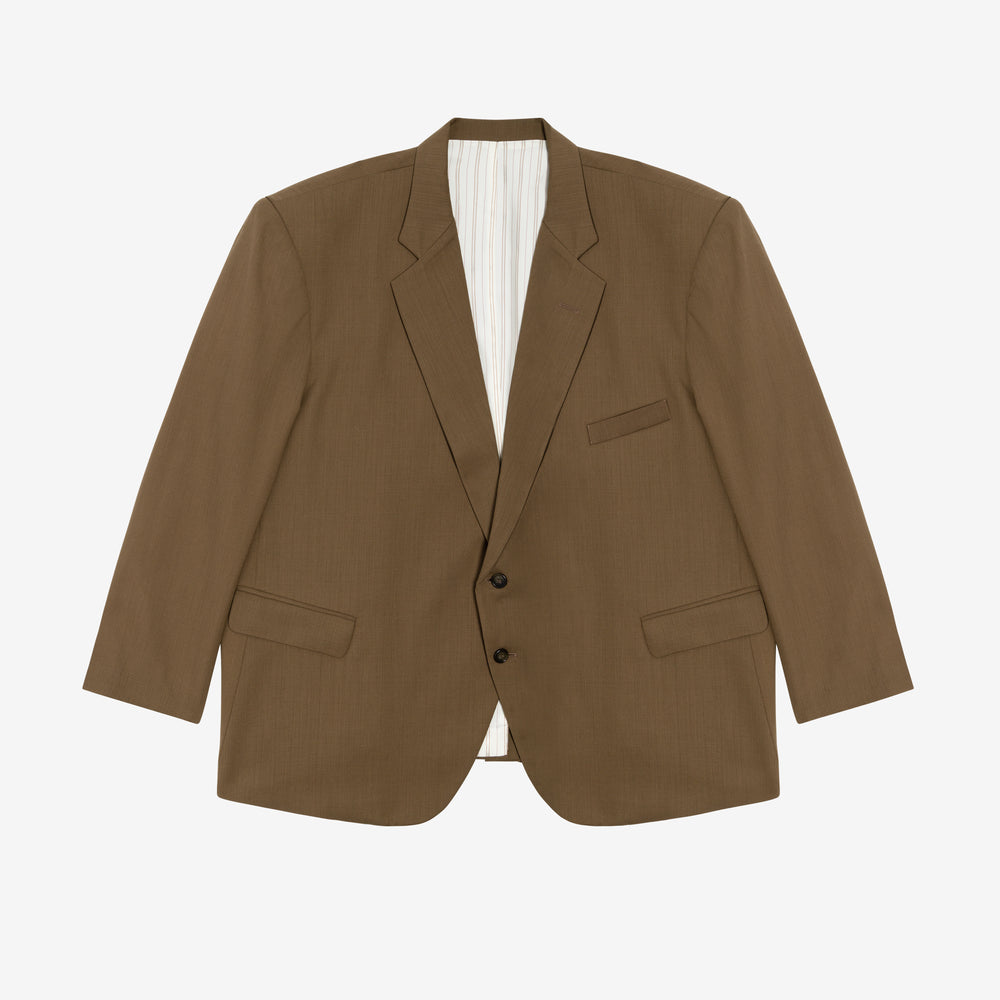 Tan Italian Wool Blazer