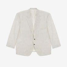 Load image into Gallery viewer, Cream Pinstripe Japanese Wool Blazer
