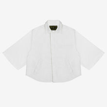 Load image into Gallery viewer, Natural Japanese Poplin 3/4 Button-Up
