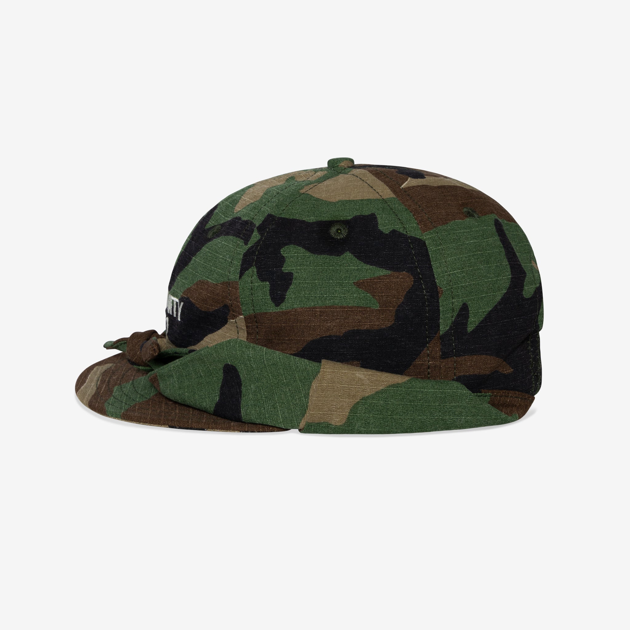 Ripstop Camo Short Brim Triptych Cap – Art Community