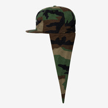 Load image into Gallery viewer, Ripstop Camo Short Brim Triptych Cap
