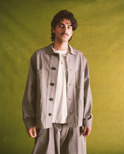 Load image into Gallery viewer, Pinstripe Japanese Denim Chore Jacket
