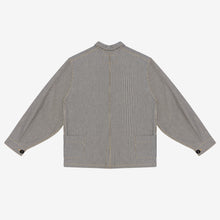 Load image into Gallery viewer, Pinstripe Japanese Denim Chore Jacket
