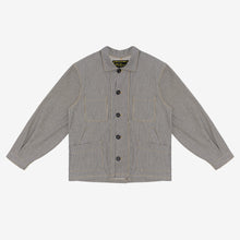Load image into Gallery viewer, Pinstripe Japanese Denim Chore Jacket
