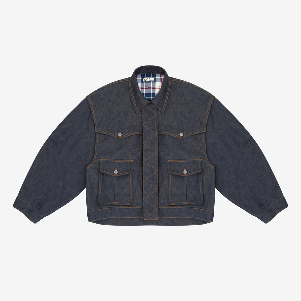 Reversible 7 Pocket Japanese Denim Jacket