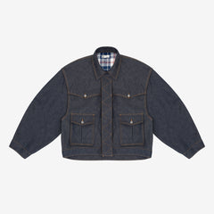 Reversible 7 Pocket Japanese Denim Jacket