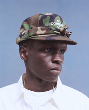 Load image into Gallery viewer, Ripstop Camo Short Brim Triptych Cap
