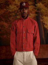 Load image into Gallery viewer, "Big Apple" Motif Japanese Denim Jacket
