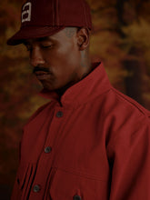Load image into Gallery viewer, Maroon Wool Short Brim Cap
