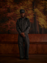 Load image into Gallery viewer, Nep Indigo Pilot Short Brim Fitted Cap
