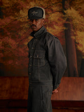 Load image into Gallery viewer, Nep Indigo Motif Japanese Denim Jacket
