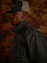 Load image into Gallery viewer, Nep Indigo Pilot Short Brim Fitted Cap
