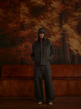 Load image into Gallery viewer, Nep Indigo Pilot Short Brim Fitted Cap
