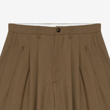 Load image into Gallery viewer, Tan Triptych Italian Wool Trouser
