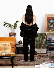 Load image into Gallery viewer, Art Denim Black Cheetah
